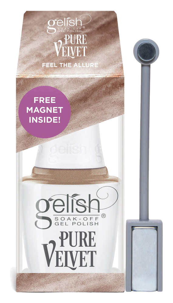 Gelish Cat Eye Pure Velvet Feel The Allure Magnet Gel Polish, 0.5 fl oz.