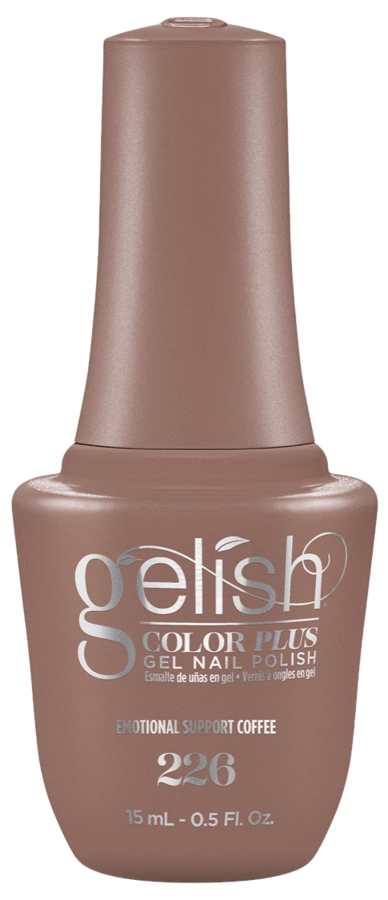 Gelish Color Plus Emotional Support Coffee bottle