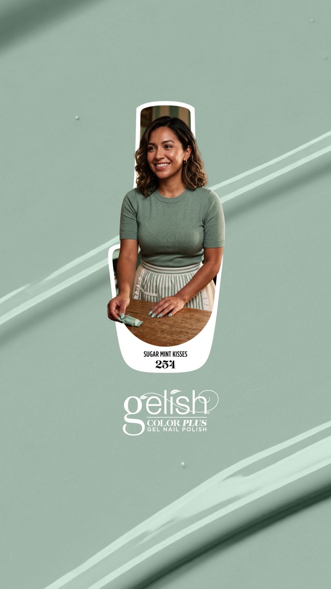 Sugar Mint Kisses — Gelish Color Plus