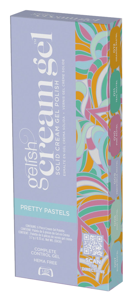 Gelish Cream Gel 6pc Palette - Pretty Pastels