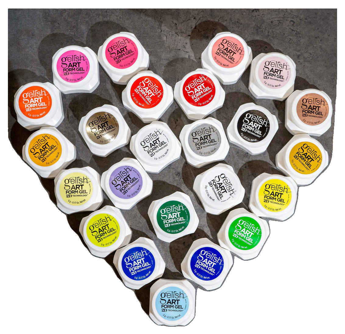 Gelish Essential Red Art Form CRÈME (5)