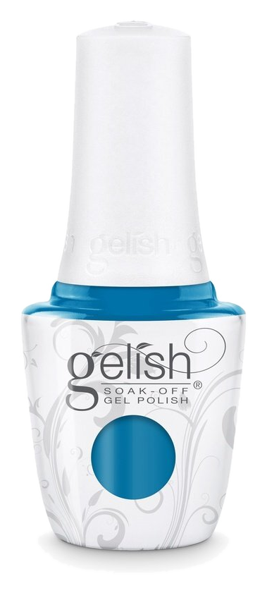 Feeling Swim-Sical — Gelish Gel Polish – Feeling Swim-Sical | Blue Teal Crème | Soak Off 15ml | 21 Days Chip-Free