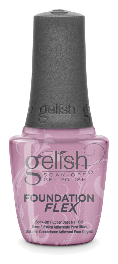 Gelish Foundation Flex Soak-Off Rubber Base Nail Gel - Light Pink, 0.5 fl oz.