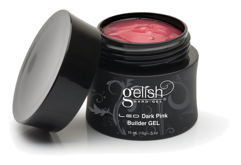 Gelish Hard Gel Builder Dark Pink, 0.5 fl oz.