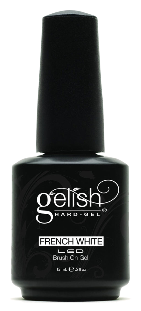 Gelish Hard Gel Builder French White Brush On Gel, 0.5 oz.