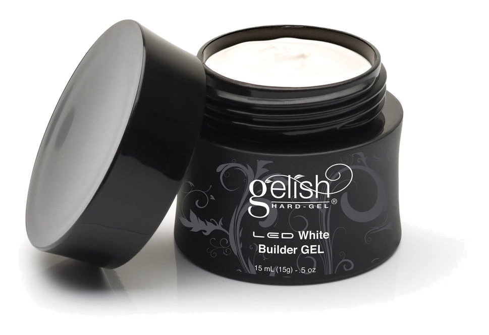 Gelish Hard Gel Builder White, 0.5 fl oz.