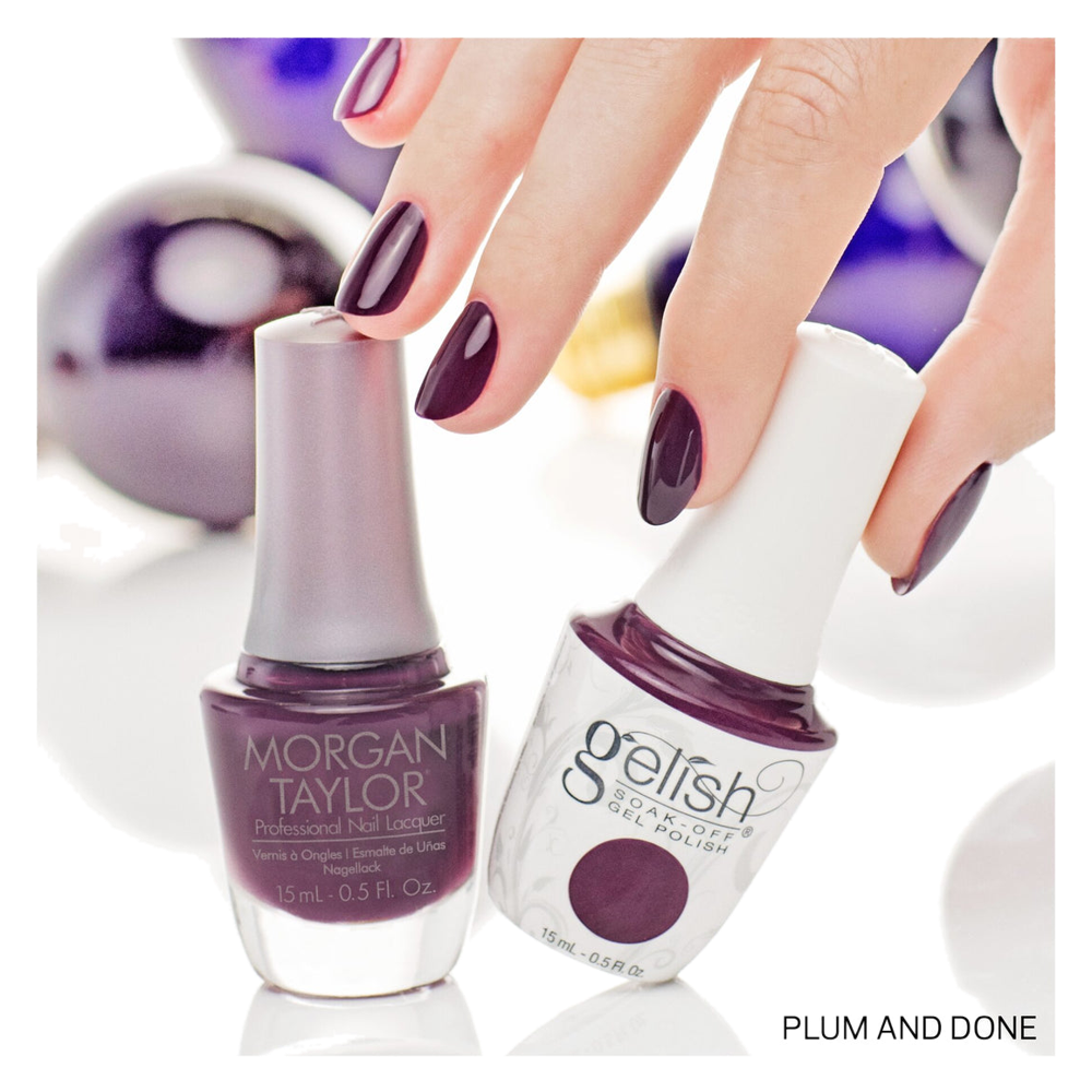 Gelish Plum and Done Soak-Off Gel Polish, 0.5 oz. (6)