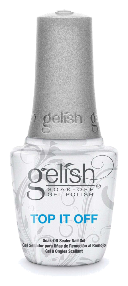 Gelish Top It Off – Soak-Off Sealer Gel | High-Shine Gel Top Coat | 15ml