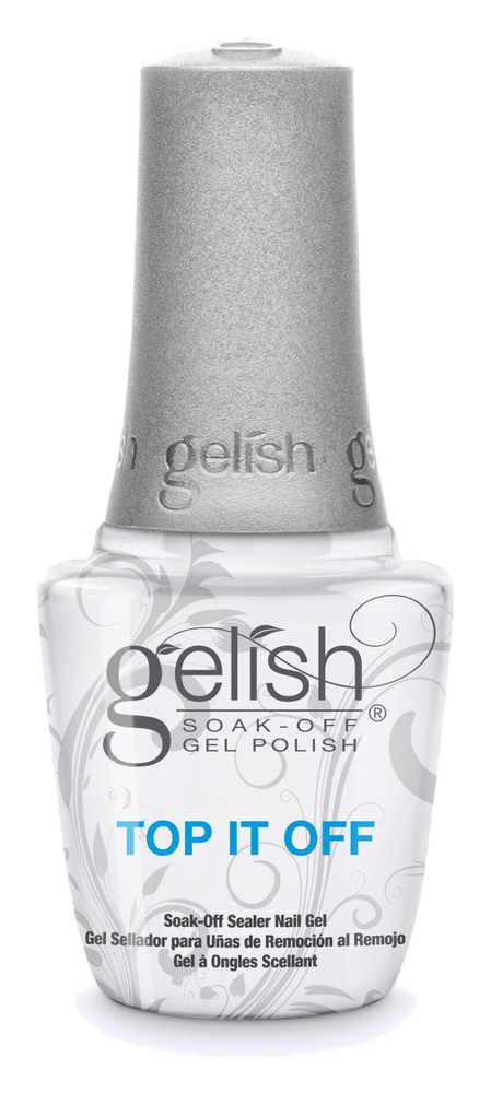Gelish Top It Off Sealer Gel Top Coat LED Gel Polish, 0.5 fl oz.