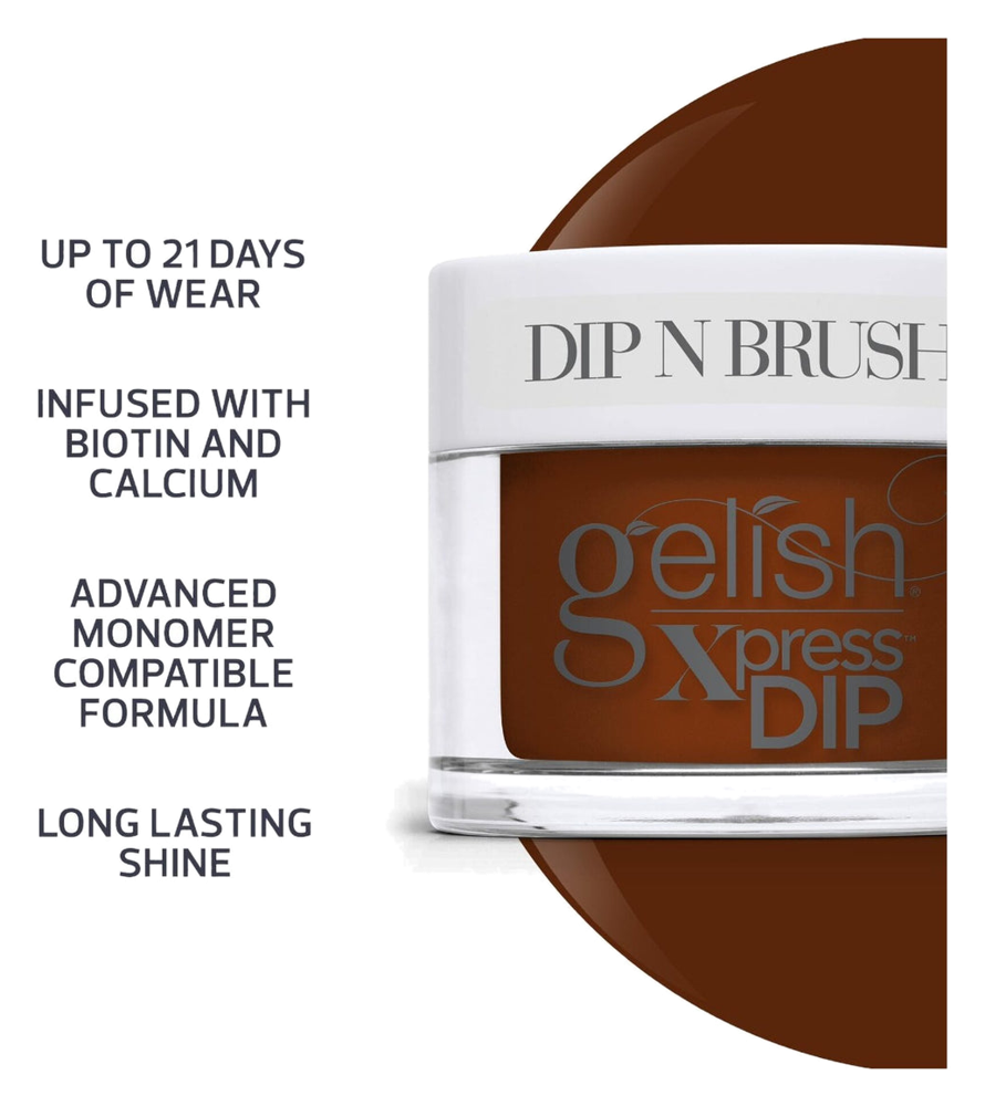 Gelish Xpress Dip N Brush Cedar You Later, 1.5 oz. (5)