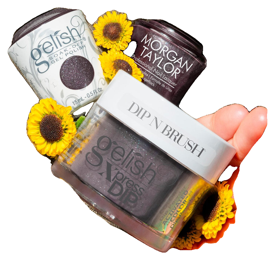 Gelish Xpress Dip N Brush Steel the Attention, 1.5 oz. (4)