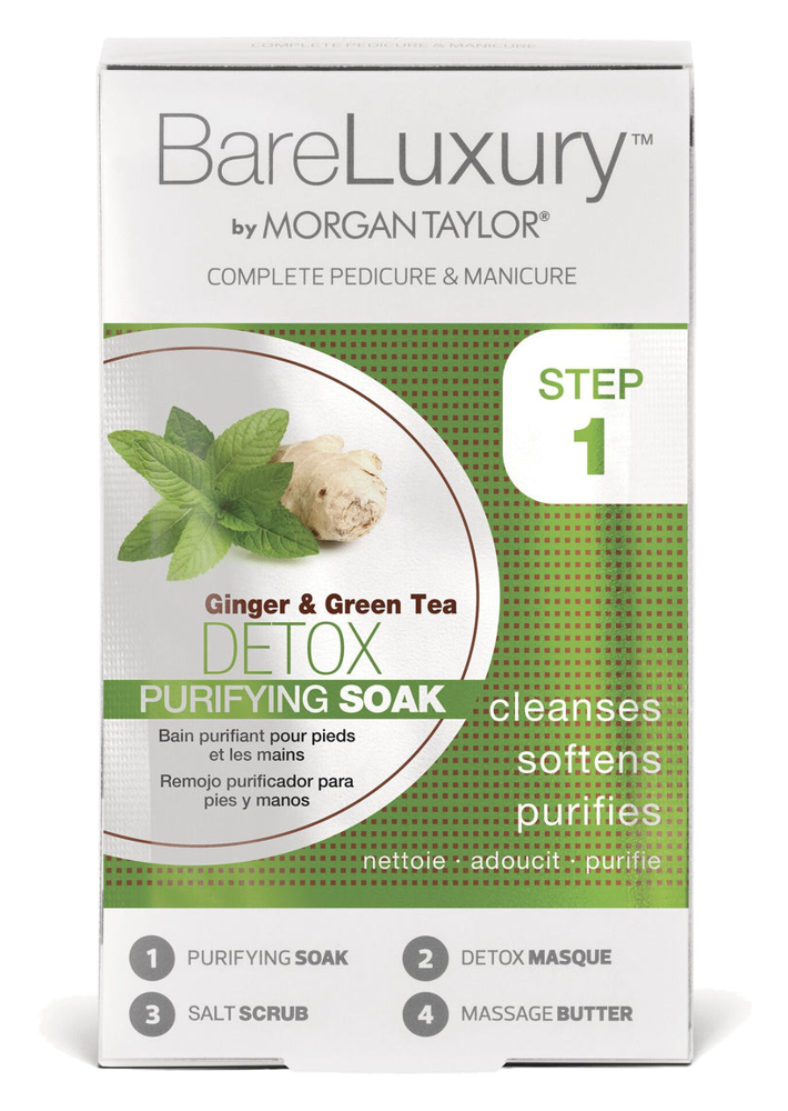 Morgan Taylor BareLuxury Detox Ginger & Green Tea 4PK
