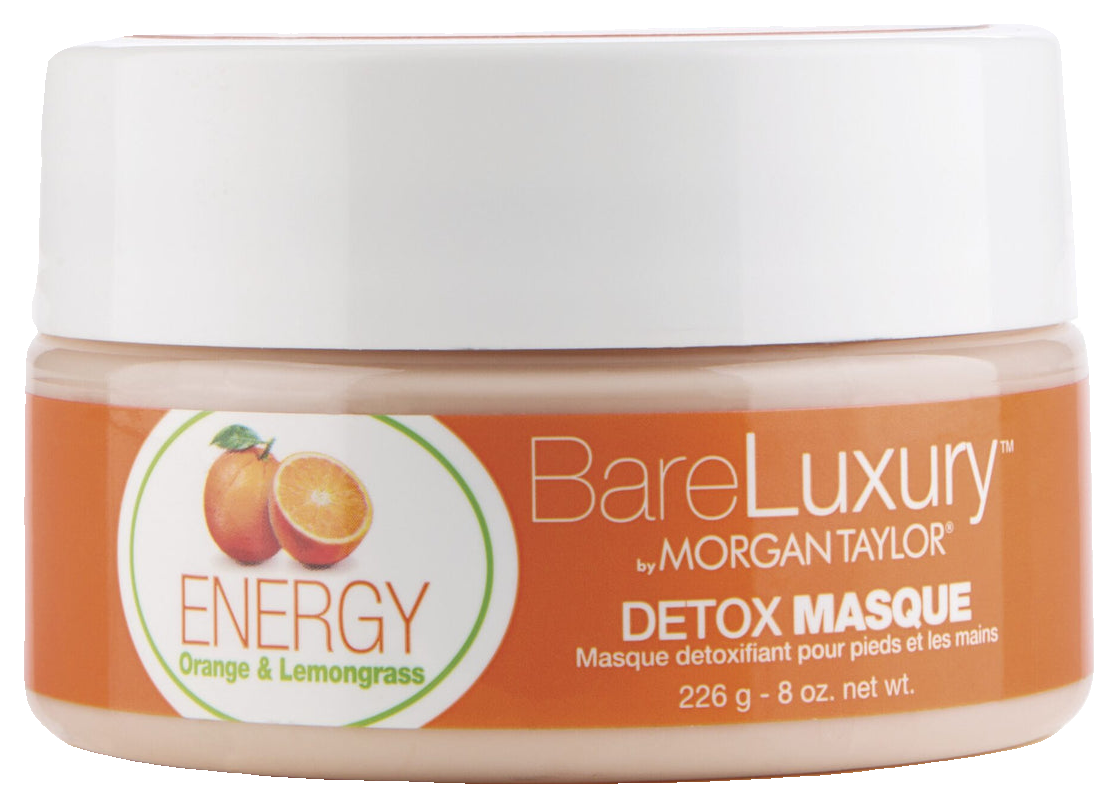 Morgan Taylor BareLuxury Energy Orange & Lemongrass Masque Jar, 8oz.