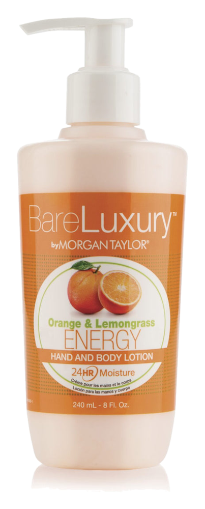 Morgan Taylor BareLuxury Energy Orange & Lemongrass Pump Lotion, 8 oz.