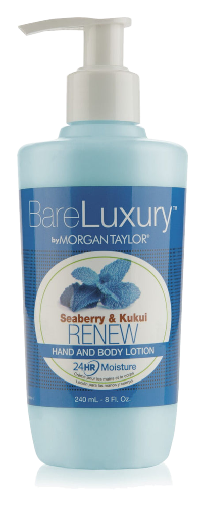 Morgan Taylor BareLuxury Renew Seaberry & Kukui Pump Lotion, 8 oz.