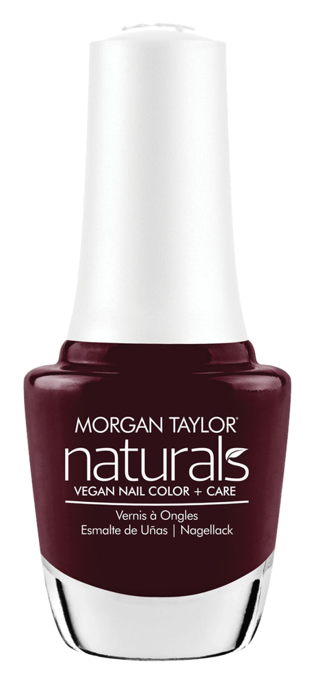 Morgan Taylor Naturals Berry Bitter Vegan Nail Color, 15mL