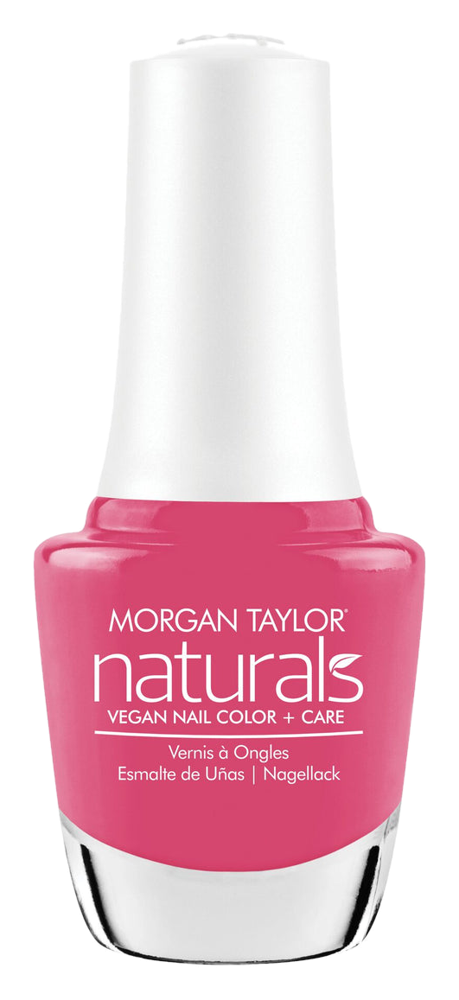 Morgan Taylor Naturals Blushing In Pink Vegan Nail Color, 15mL
