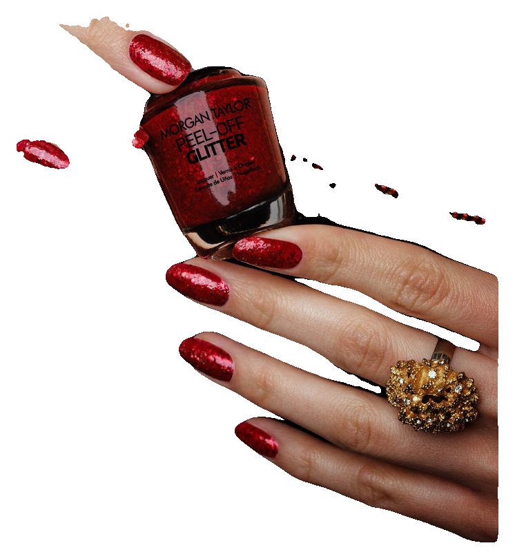 Morgan Taylor Rare As Rubies Peel-Off Glitter, 15mL (4)