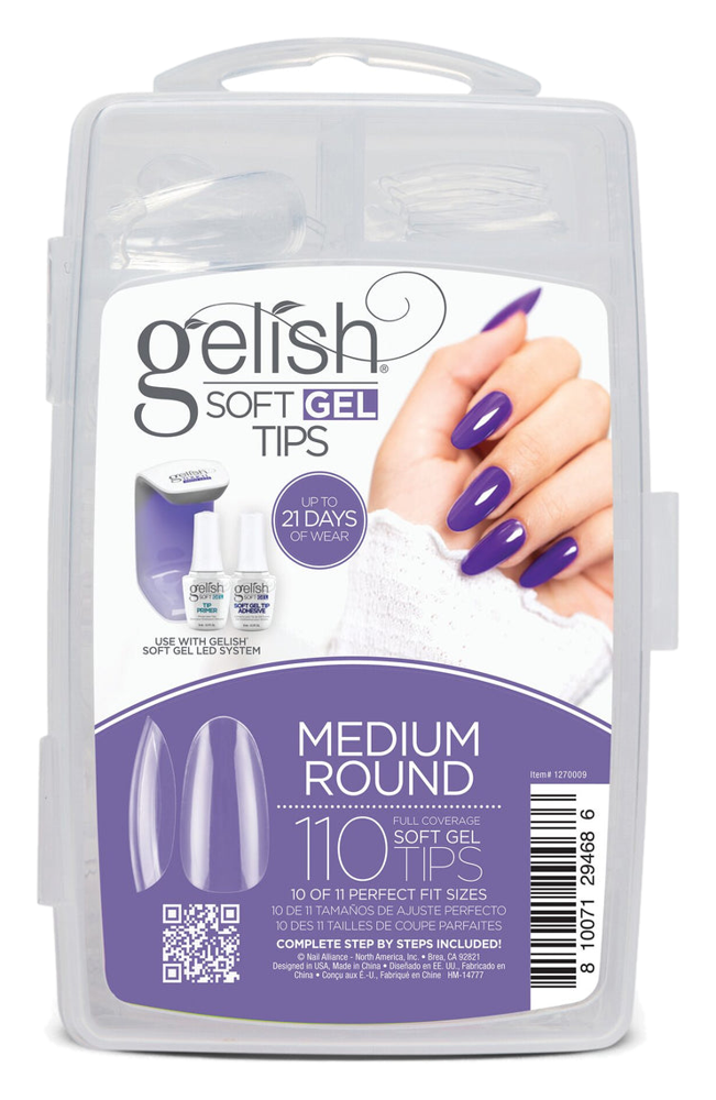 Soft Gel™ TIPS - MEDIUM ROUND 110CT